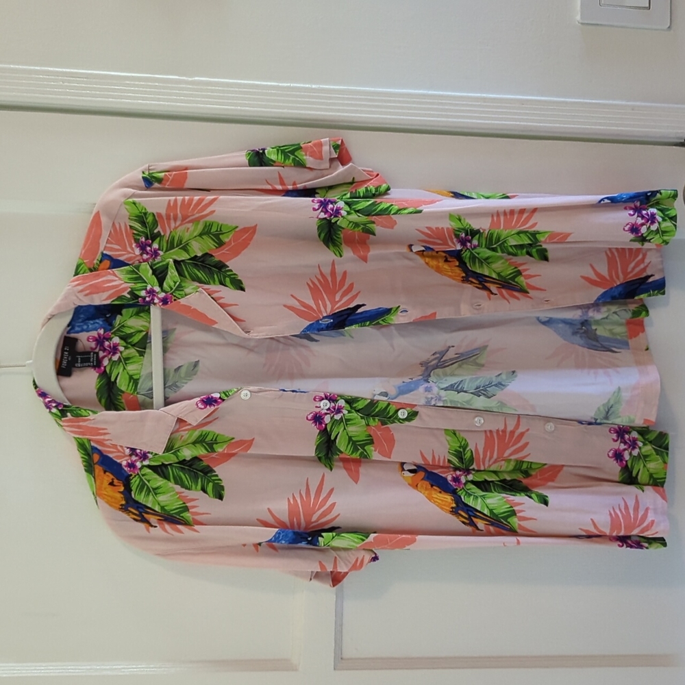Forever 21 floral button down